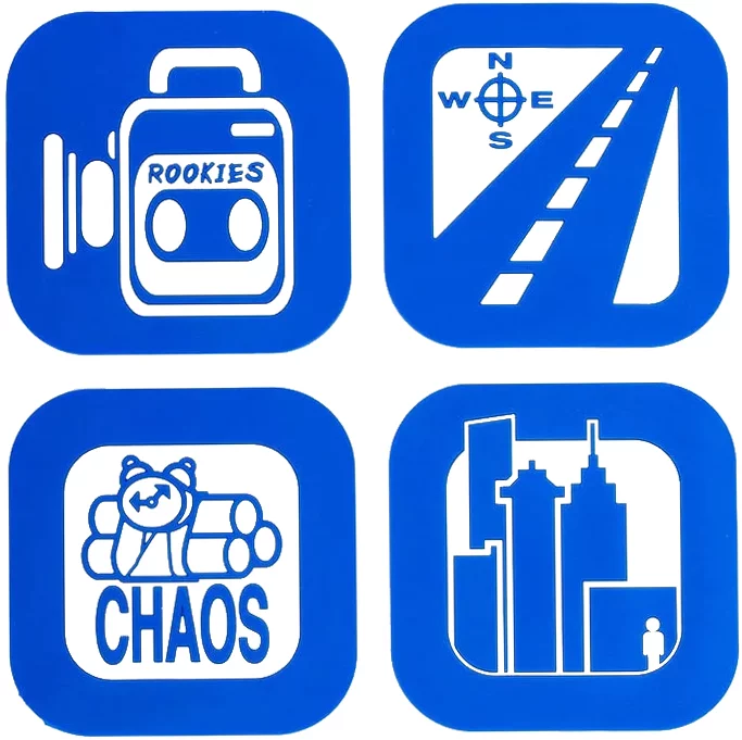 411VM "Icon" Coasters Set (4PK)