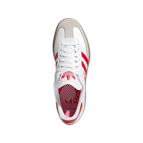 Adidas Puig Samba (White/Better Scarlet/Gum) - Image 4