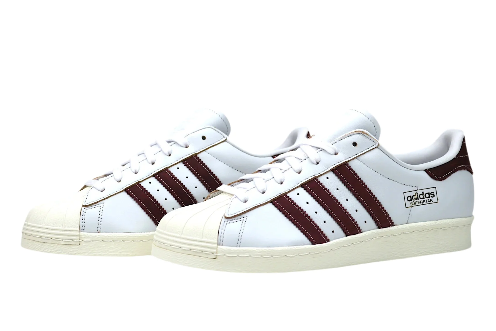 Adidas Superstar 80 ADV (Crystal White/Shadow Red) - Image 3