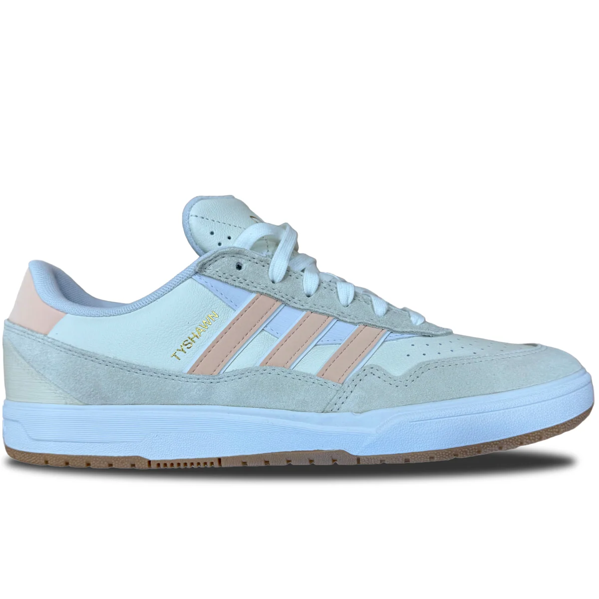 Adidas Tyshawn 2 (Wonder White / Powder Coral / Off White)
