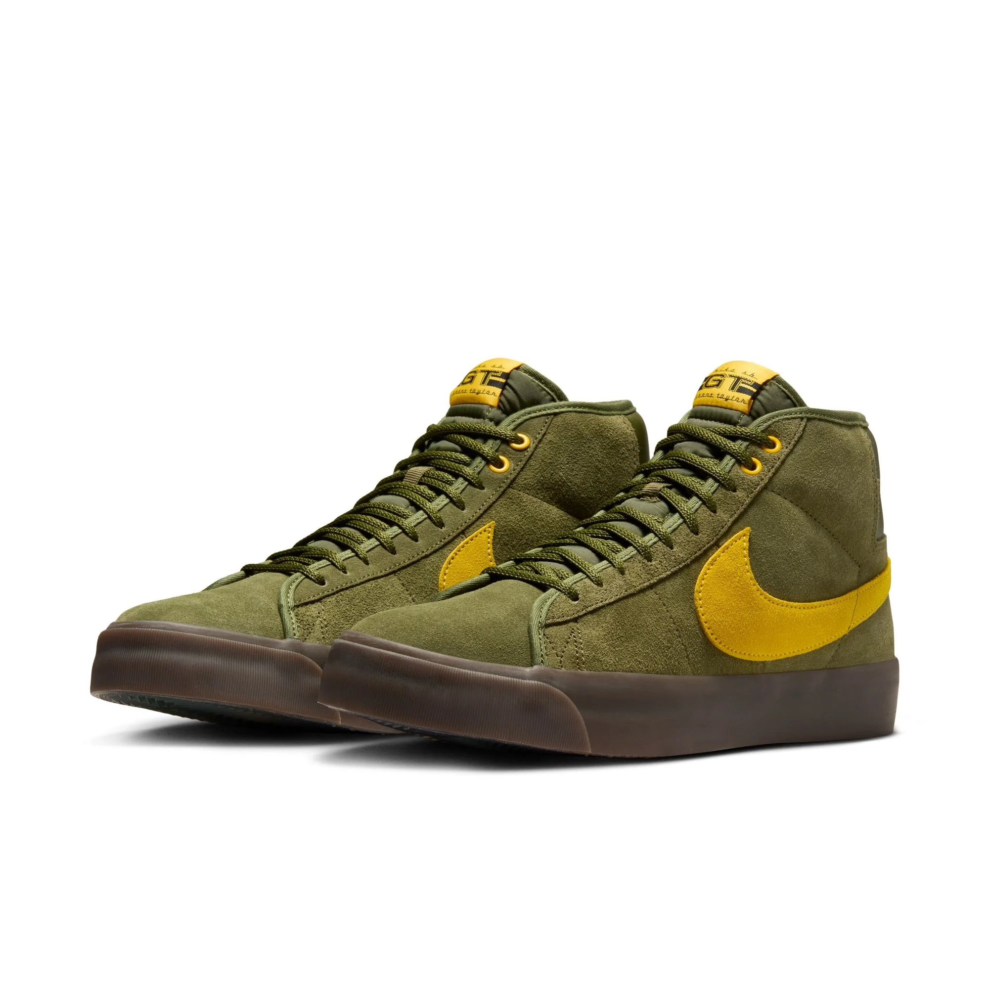 Antihero x Nike SB Blazer Zoom Mid (Rough Green/Amarillo-Rough Green) - Image 4