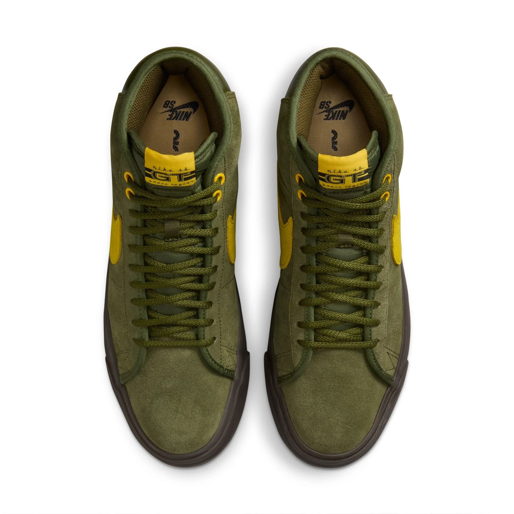 Antihero x Nike SB Blazer Zoom Mid (Rough Green/Amarillo-Rough Green) - Image 5