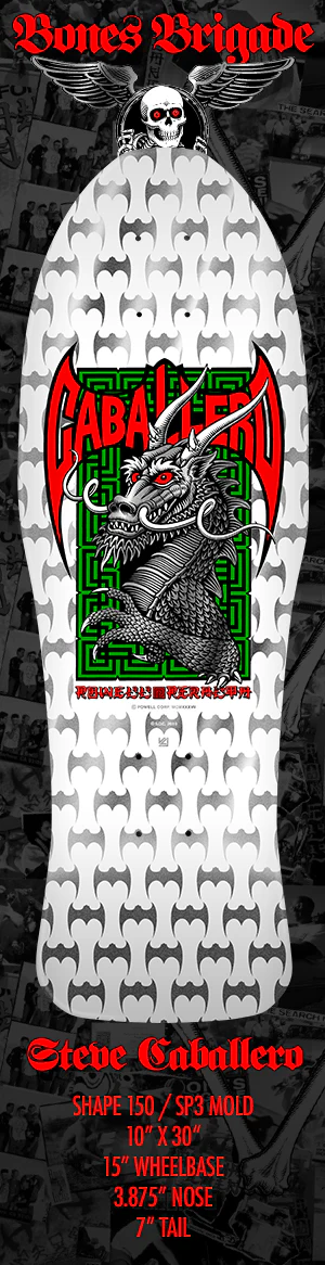 Bones Brigade "Steve Caballero" Series 17 Reissue Skateboard Deck - Image 3