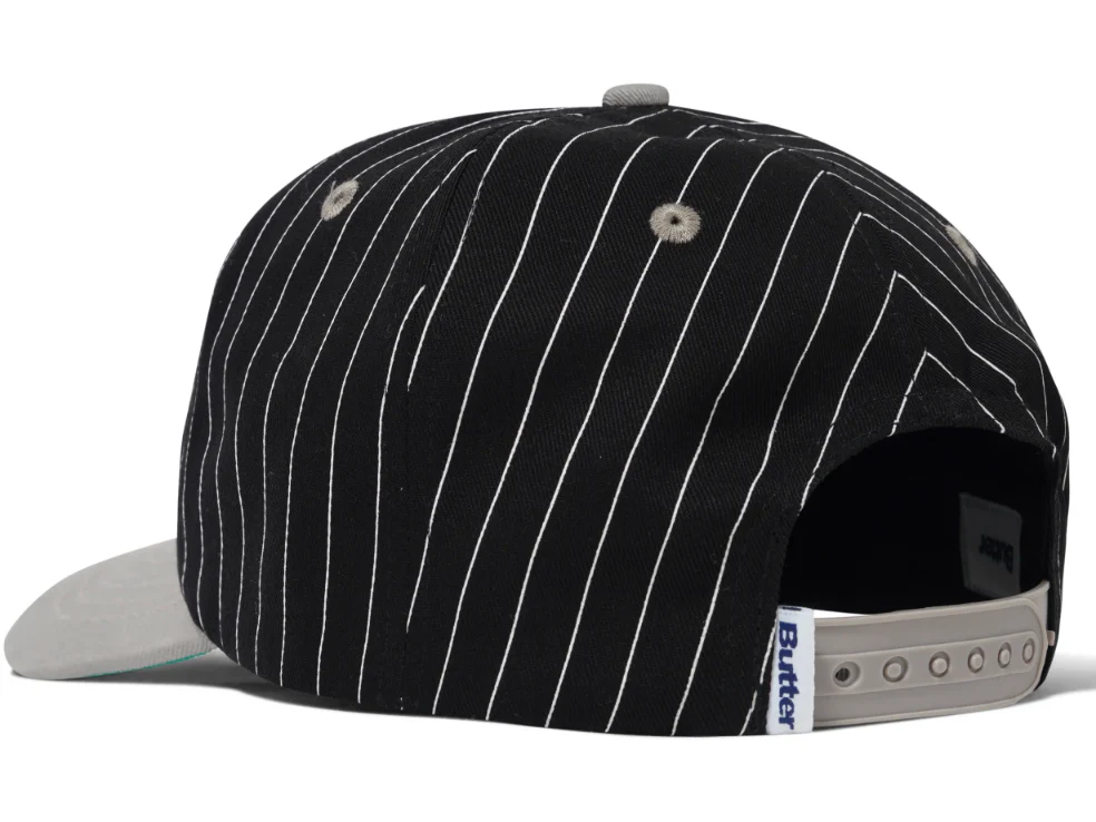 Butter Goods League Baseball Hat (Black/Grey) - Image 2