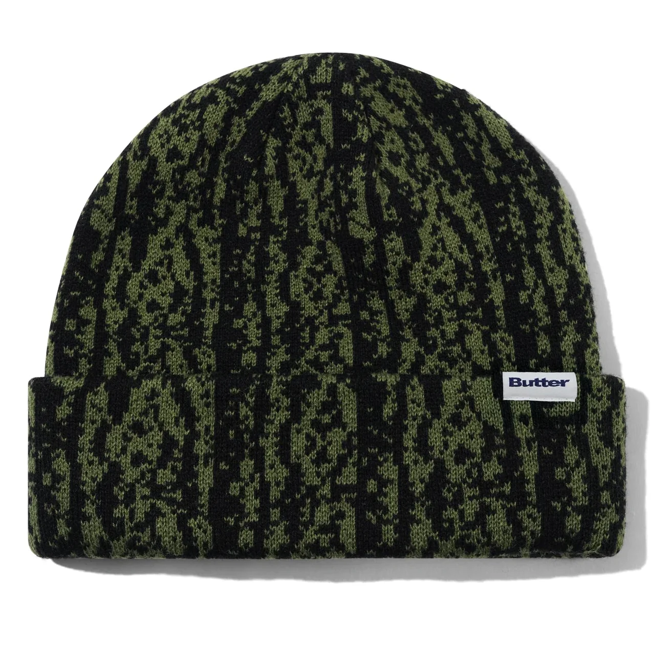 Butter Goods Lowland Camo Beanie (Green)