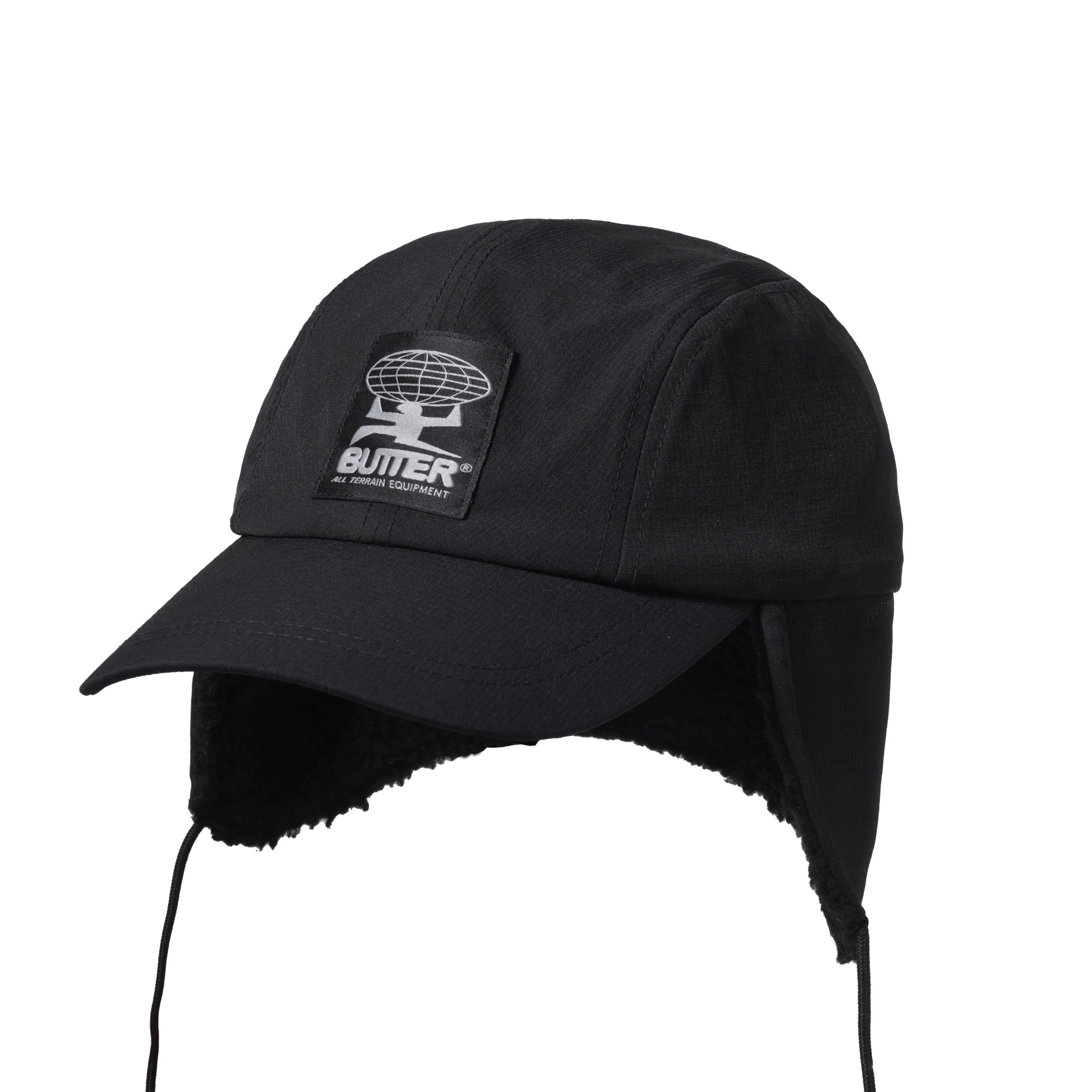 Butter Goods Terrain Ski 4 Panel Cap (Black) - Image 2