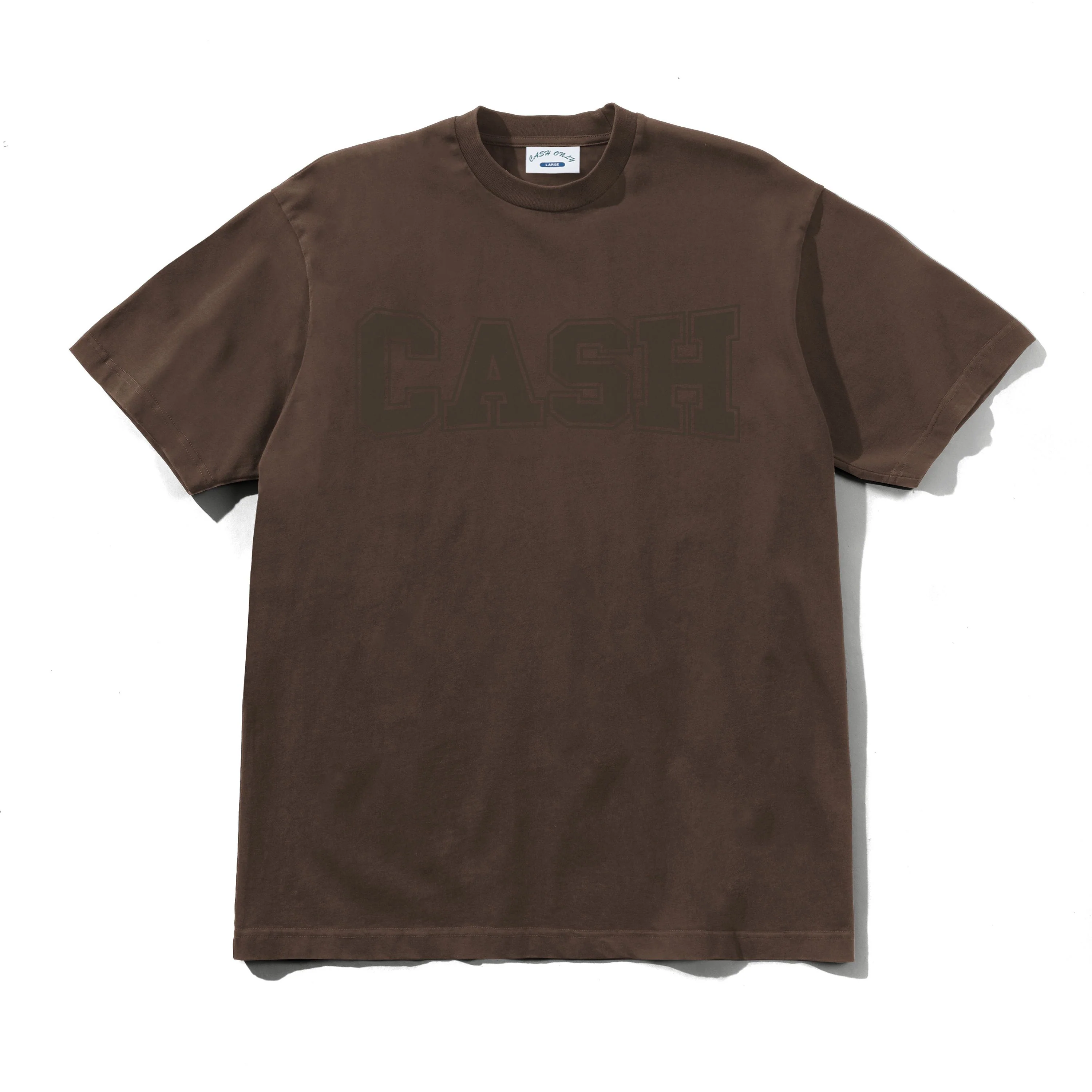 Cash Only Campus T-Shirt (Washed Brown)