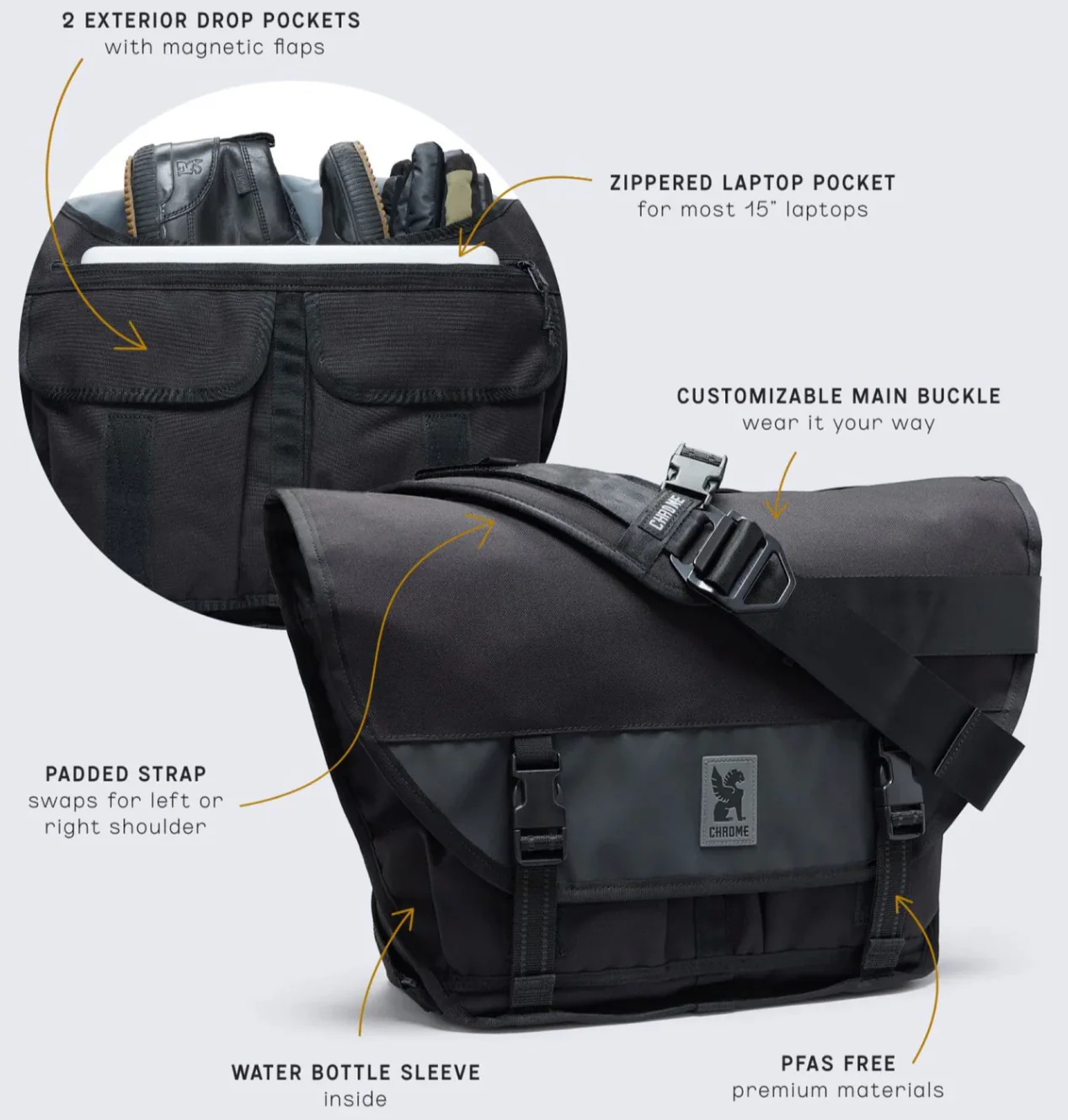Chrome Industries Citizen 15L Messenger Bag - Image 9