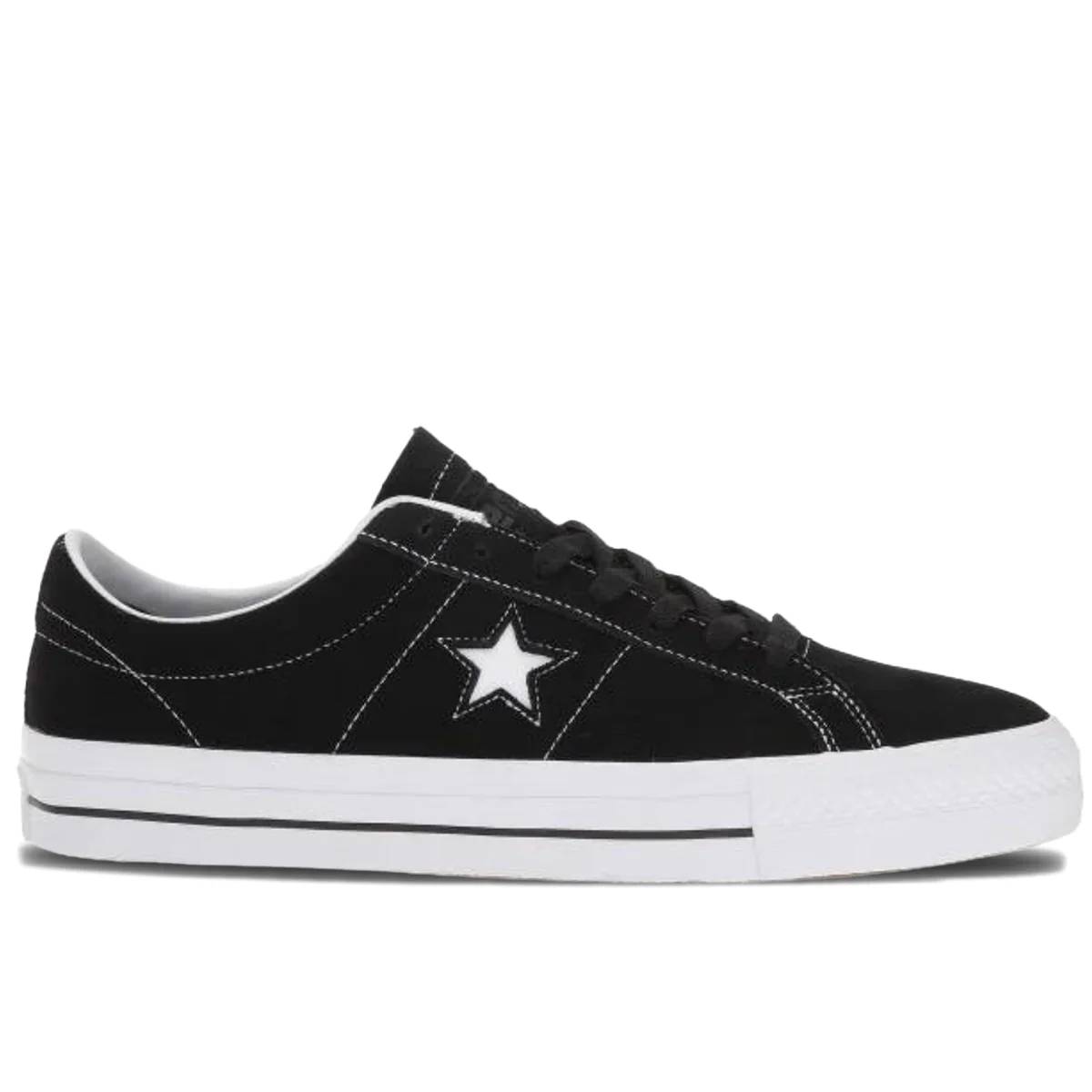 Converse Cons One Star Pro Ox (Black/Black/White)