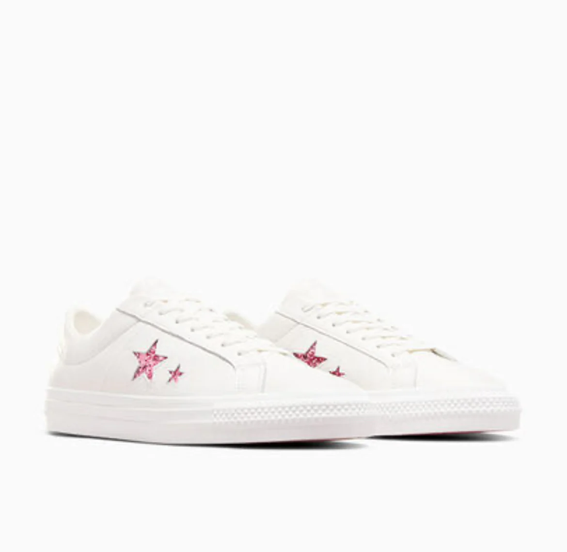 Converse One Star Pro Ox x Turnstile (White/Pink/White) - Image 4