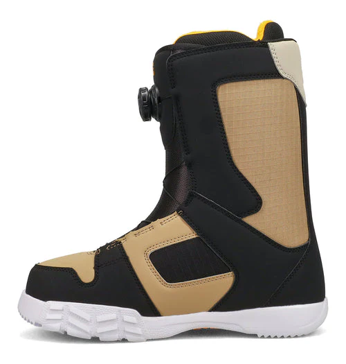 DC Men's 2026 Phase BOA Snowboard Boots (Black/Tan/Orange) - Image 3