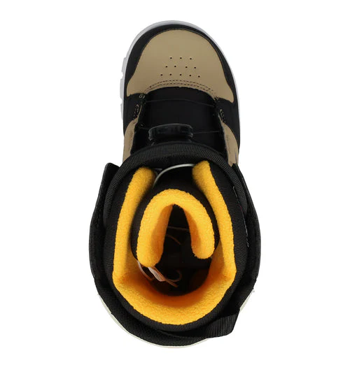 DC Men's 2026 Phase BOA Snowboard Boots (Black/Tan/Orange) - Image 6