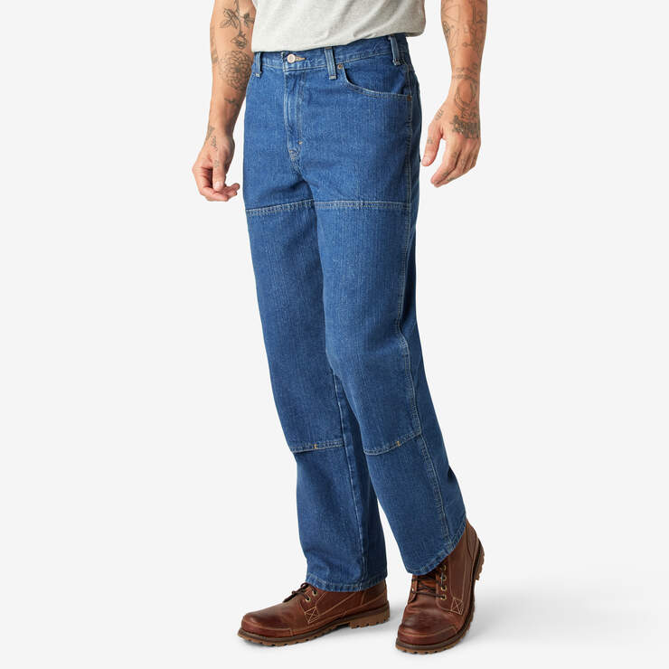 Dickies Relaxed Fit Double Knee Pants (Indigo) - Image 3