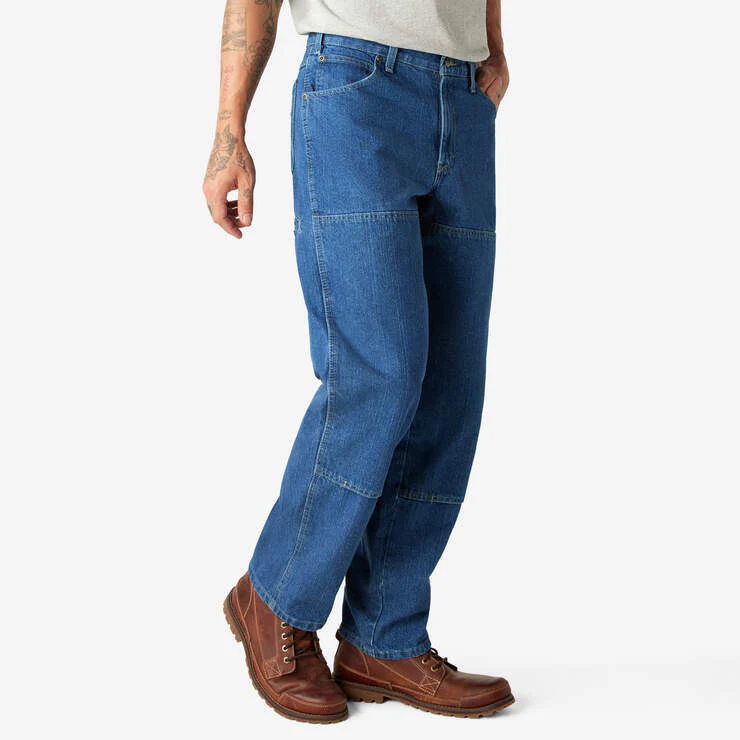 Dickies Relaxed Fit Double Knee Pants (Indigo) - Image 4