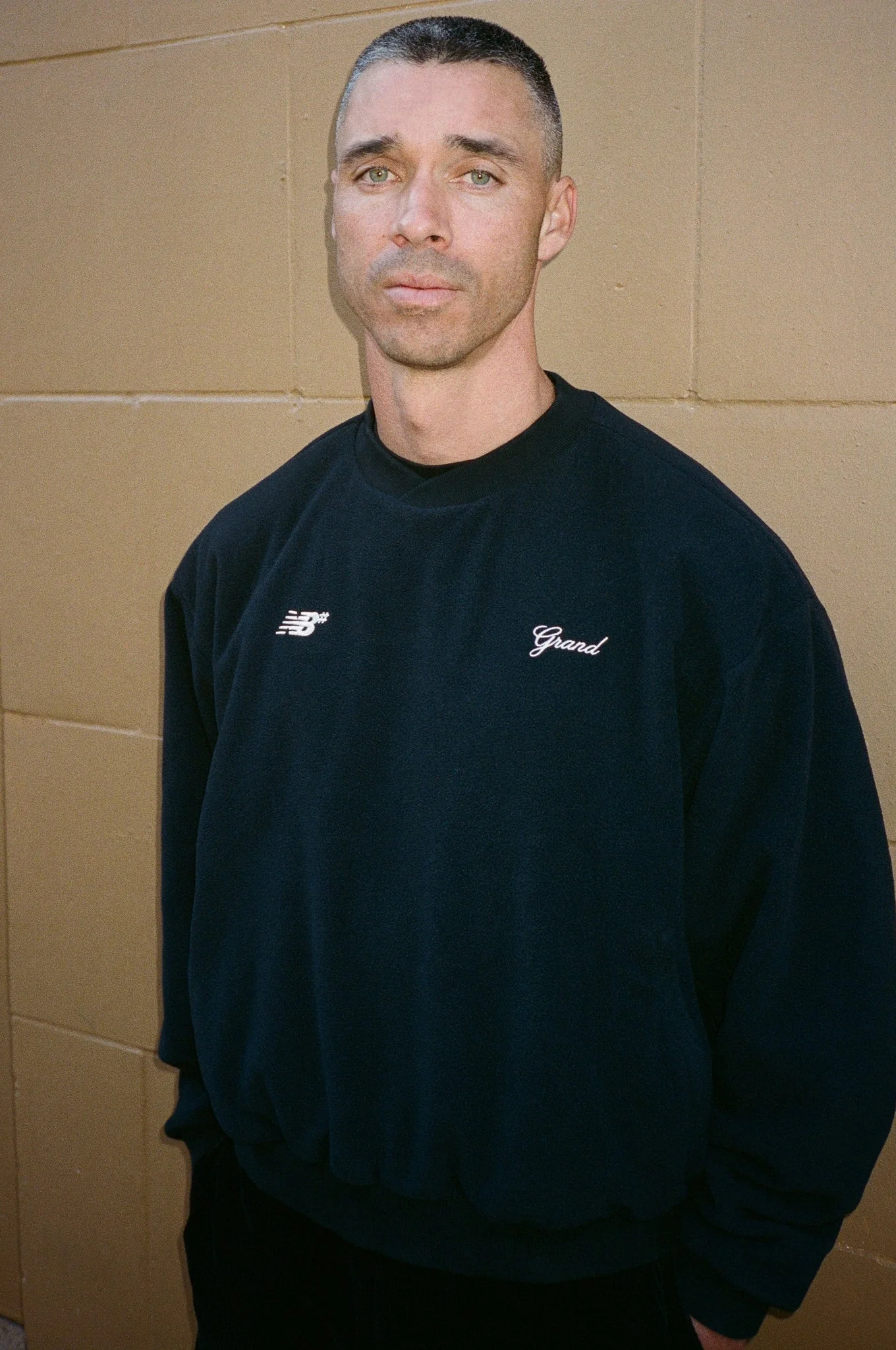 Grand Collection X New Balance Polar Fleece WindShirt (Black) - Image 3