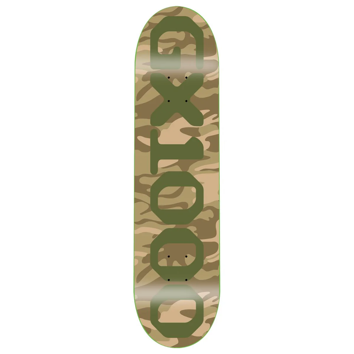 GX1000 OG Logo Camo Green Deck (8.625")