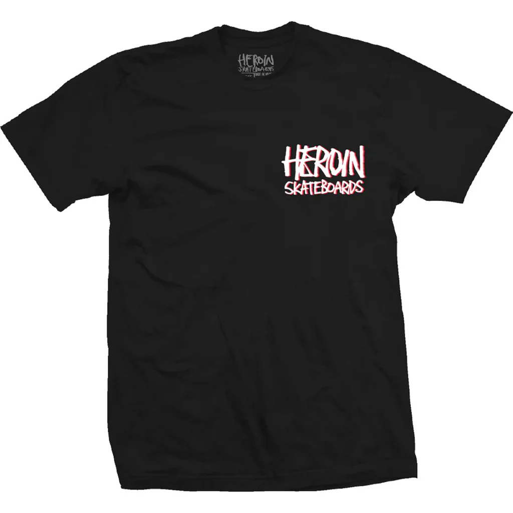 Heroin Skateboards A Night on Egg Street Tee - Image 2