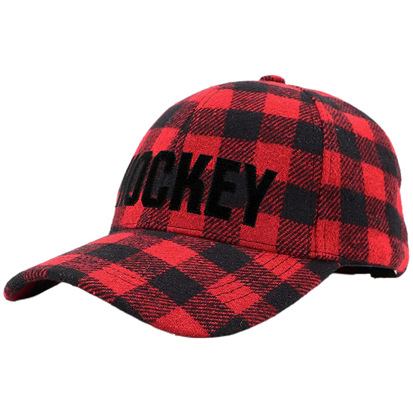 Hockey Plaid Hat (Red)