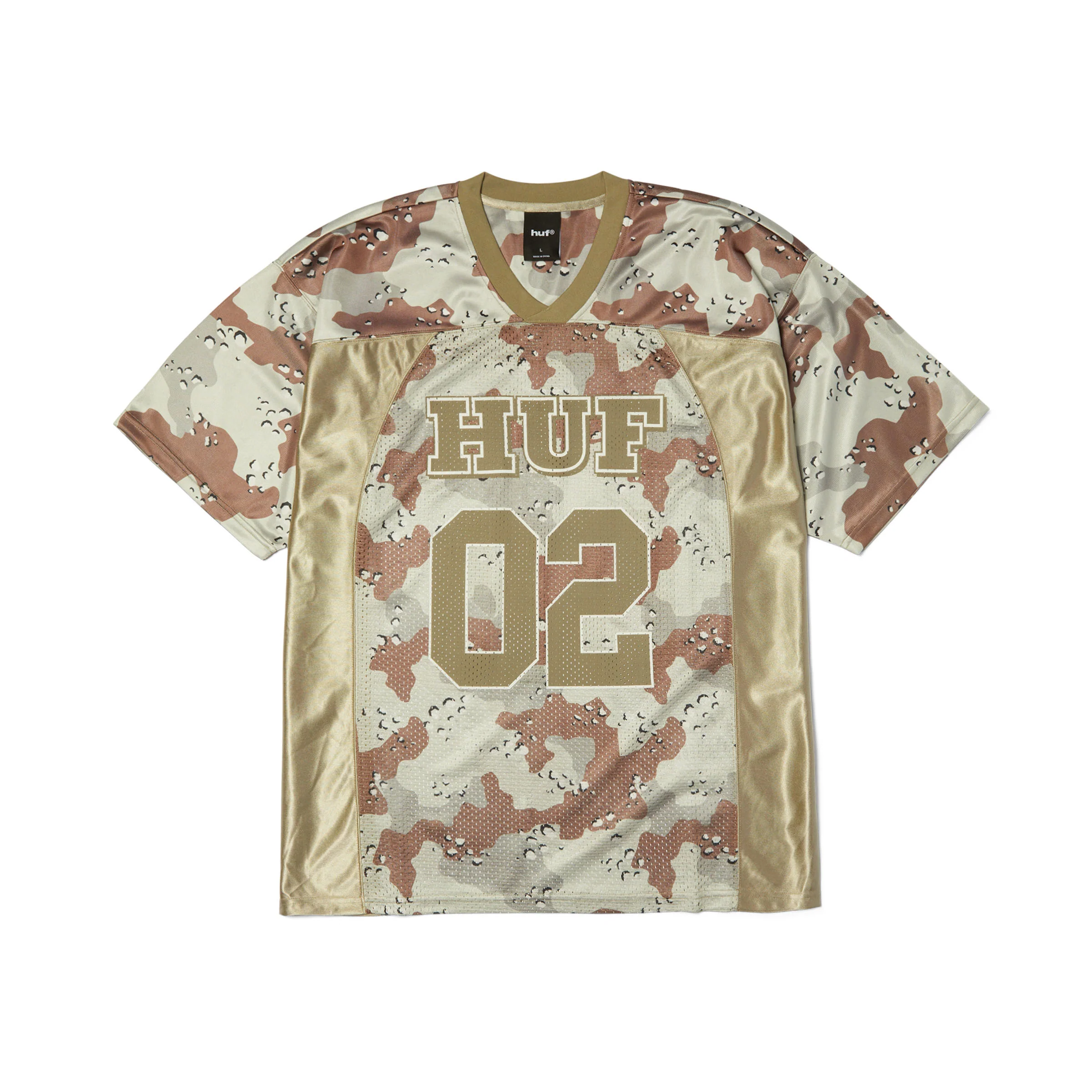 Huf Camo Football Jersey (Brown)