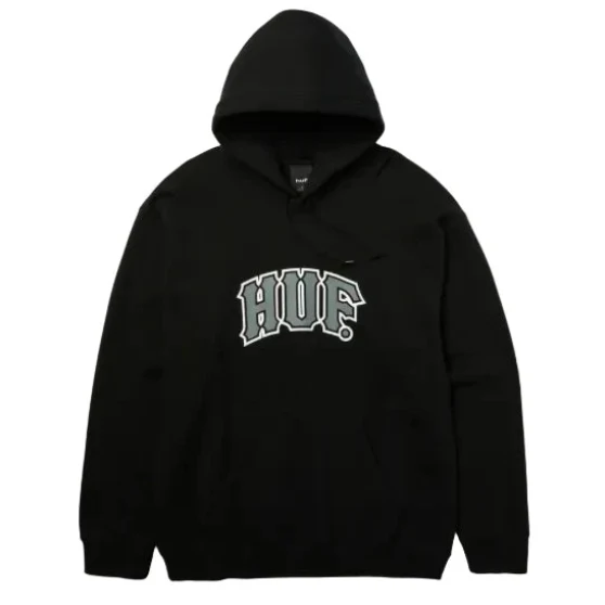Huf Classic Arch Hoodie (Black)