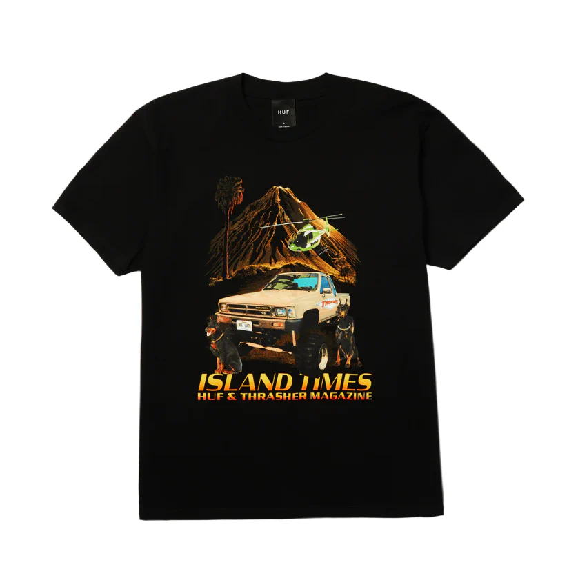 Huf Island Time Tee (Black)