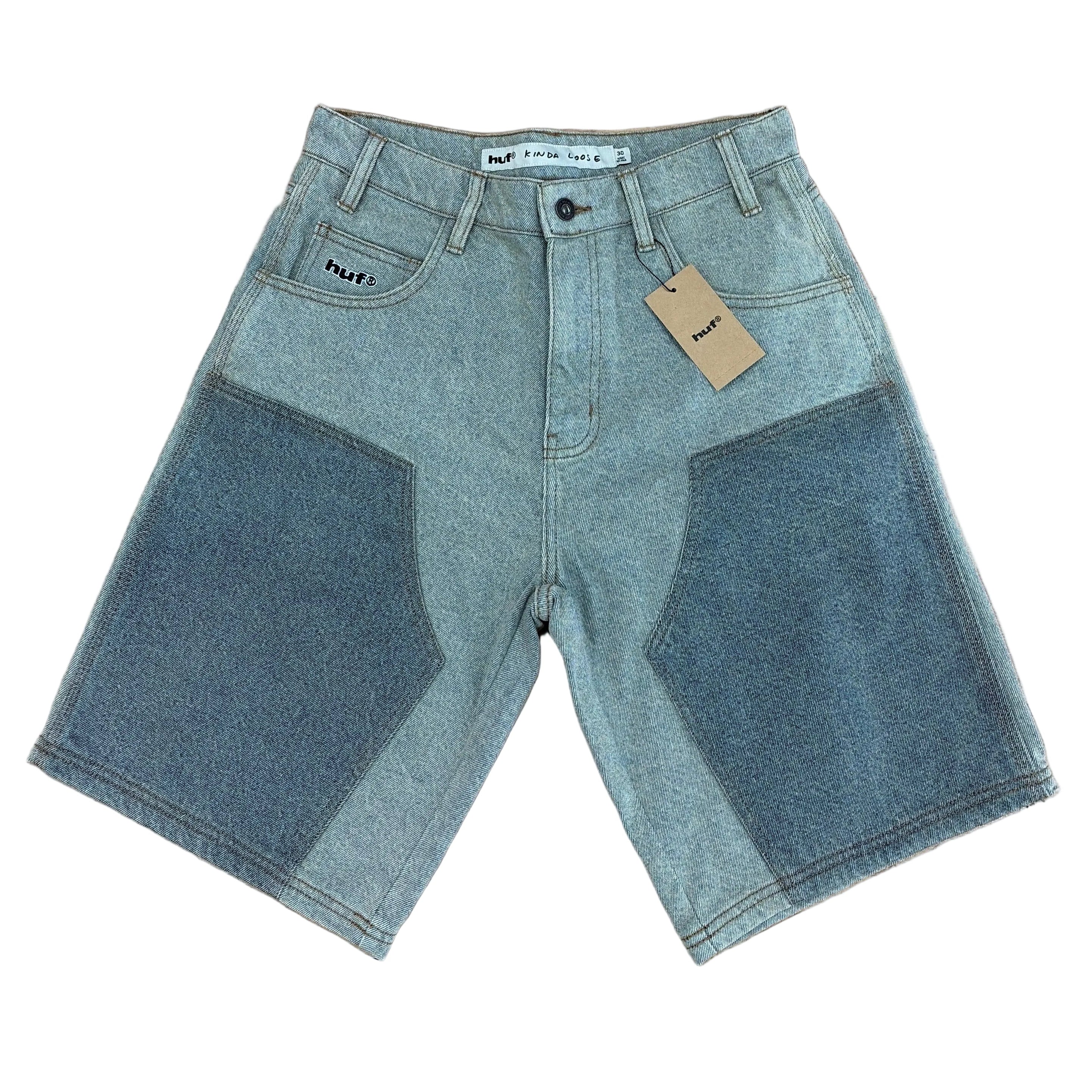 HUF Kinda Loose Double Knee Shorts (Light Indigo)