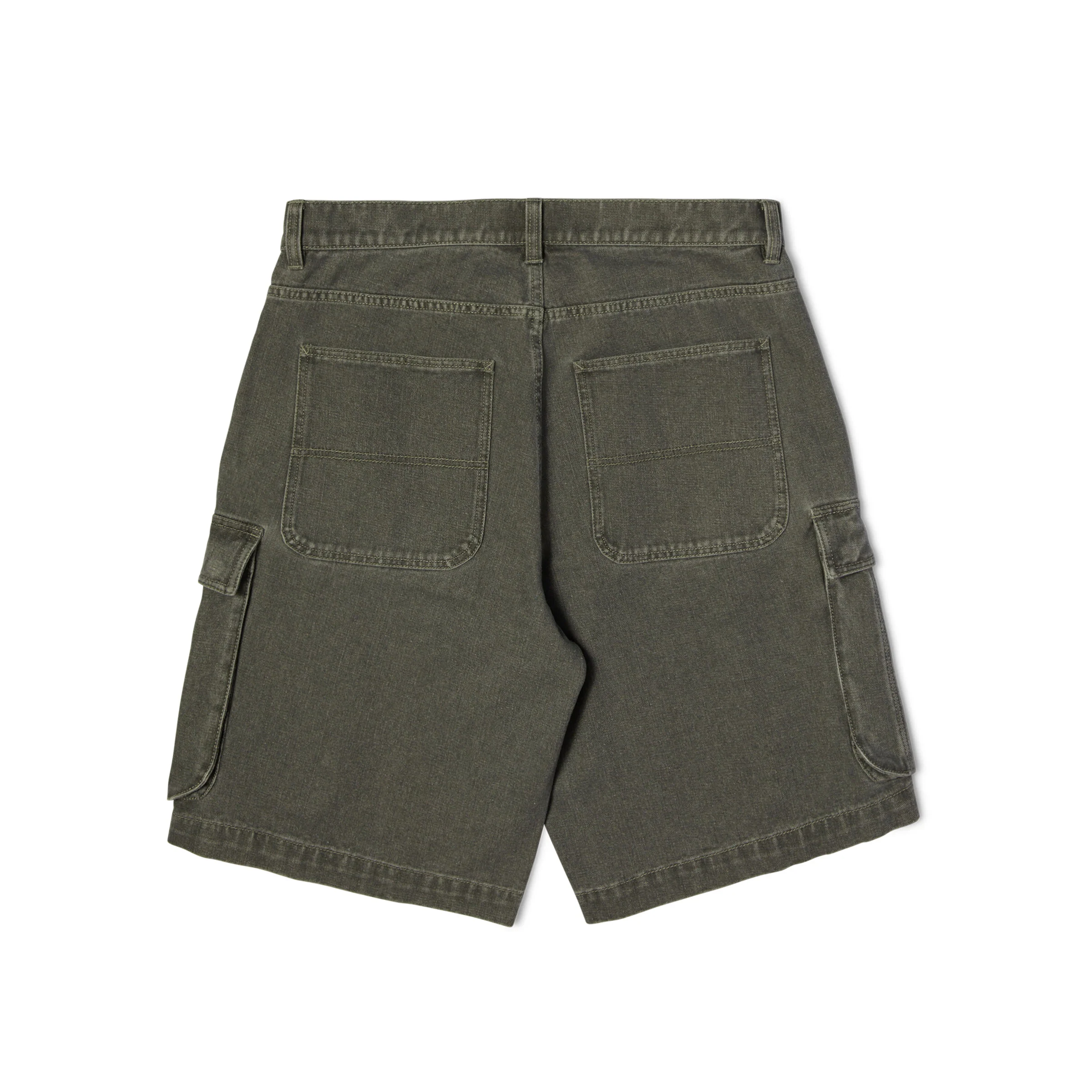 HUF Oval Denim Cargo Shorts (Frost Gray) - Image 2