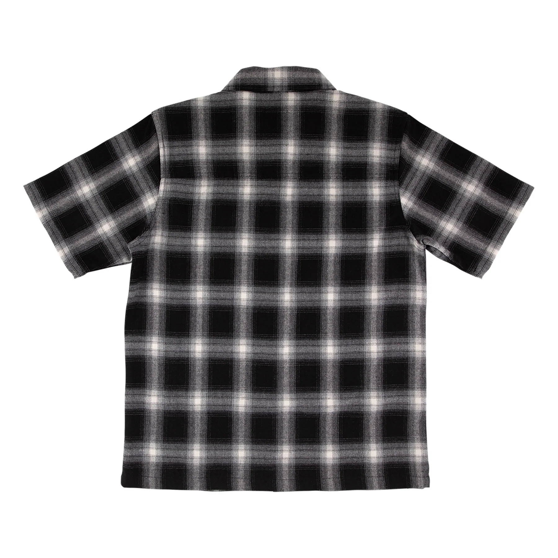 Independent Belmont S/S Flannel Top (Black/Smoke) - Image 2