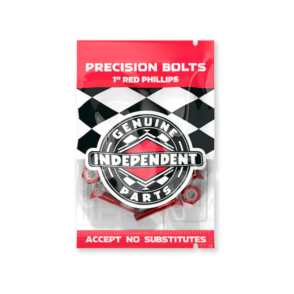 Independent Genuine Parts Hardware 1" Phillips (Red/ Black) - Image 2