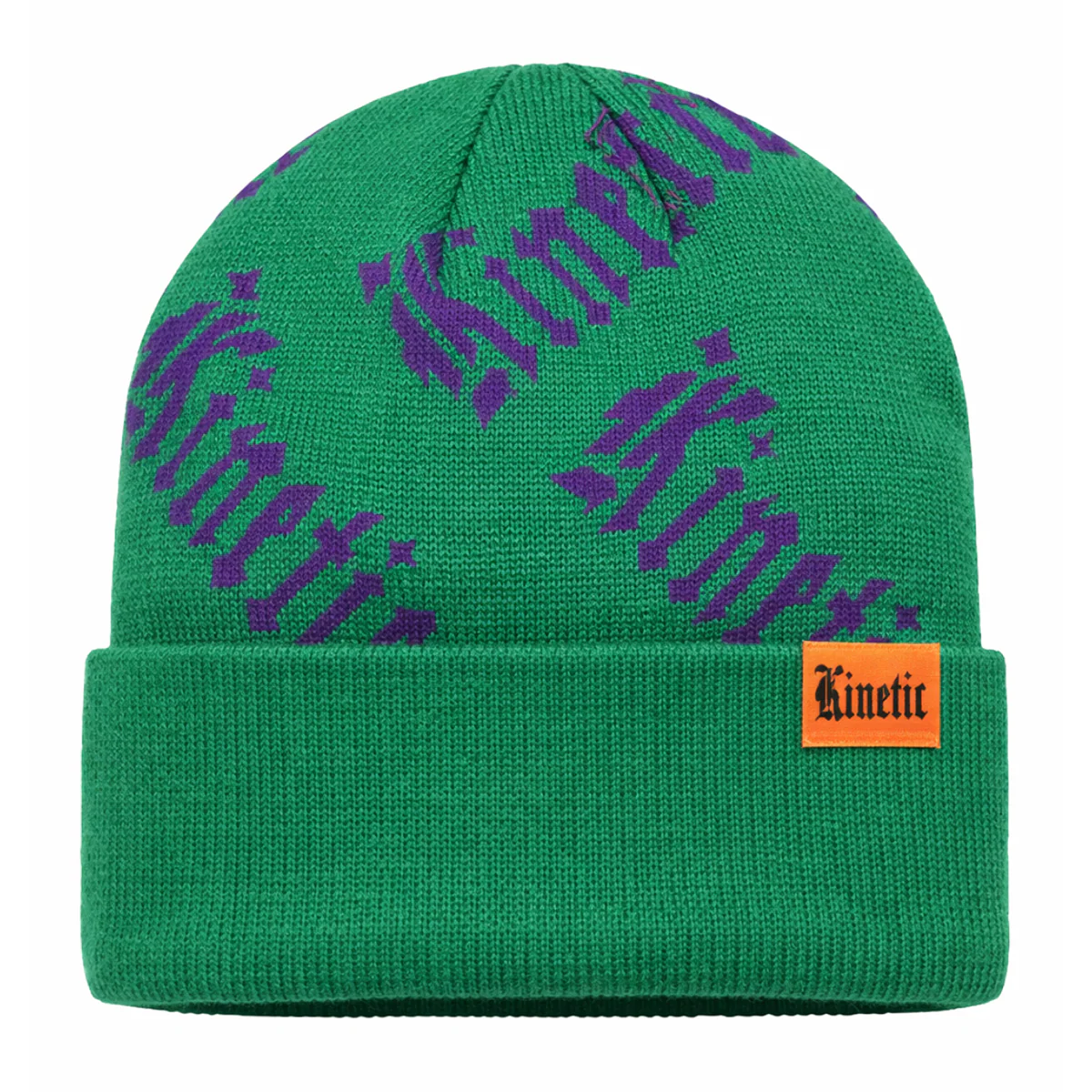 Kinetic ITS ALL OVER Knitted Cuff Beanie - Image 3