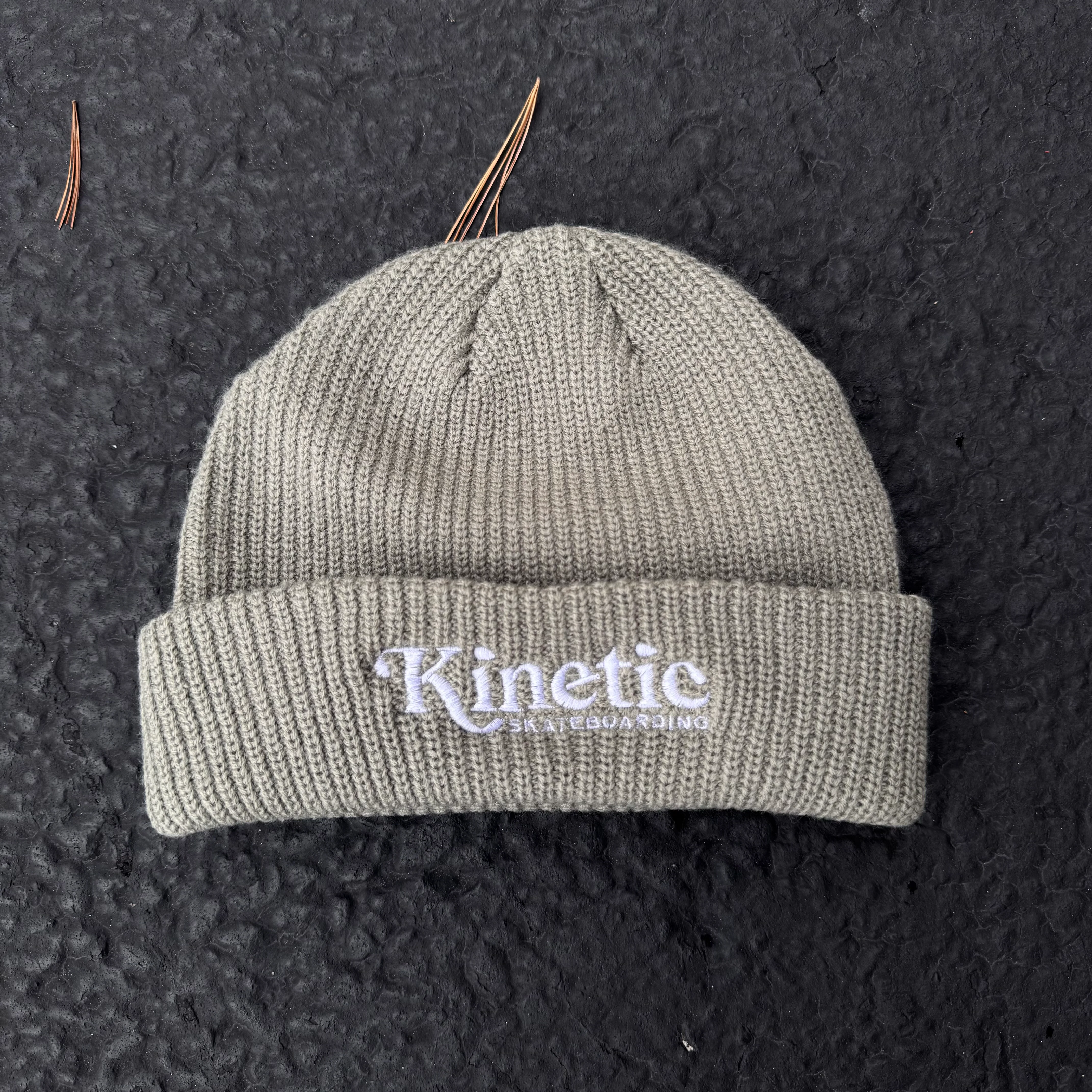 Kinetic Logo Cuff Beanie (Sage) - Image 2