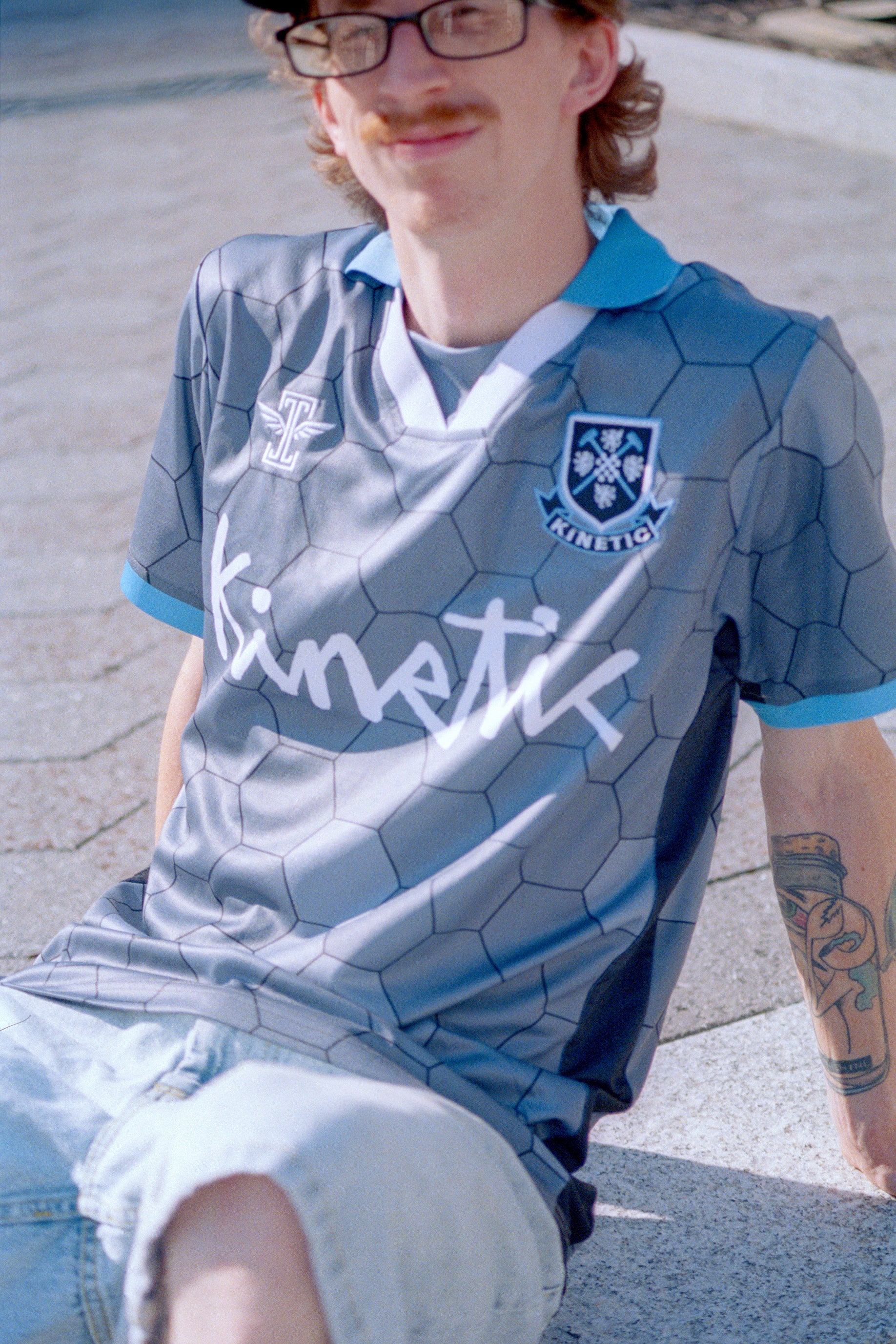 Kinetic Rodney Square Soccer Jersey (Blue/Grey) - Image 3