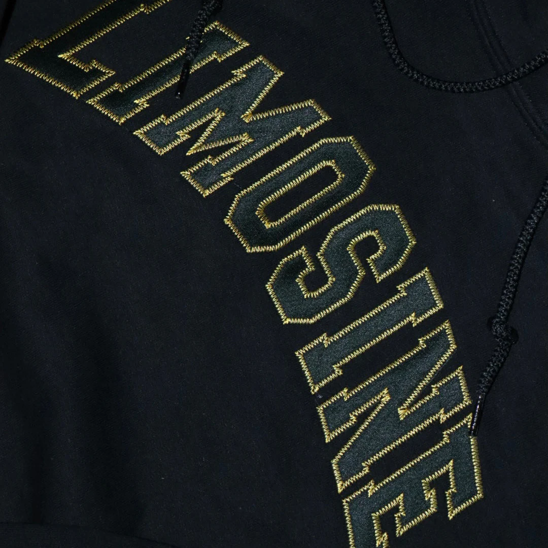Limosine Black Vinyl Hoody (Black) - Image 2