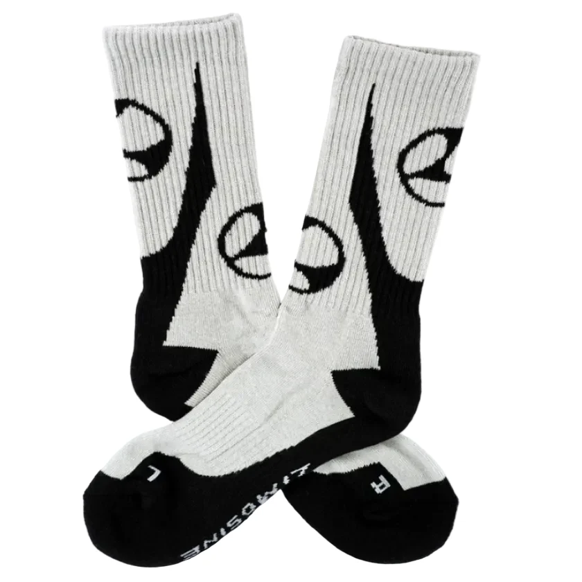 Limosine Leddy Sock (Grey/Black)