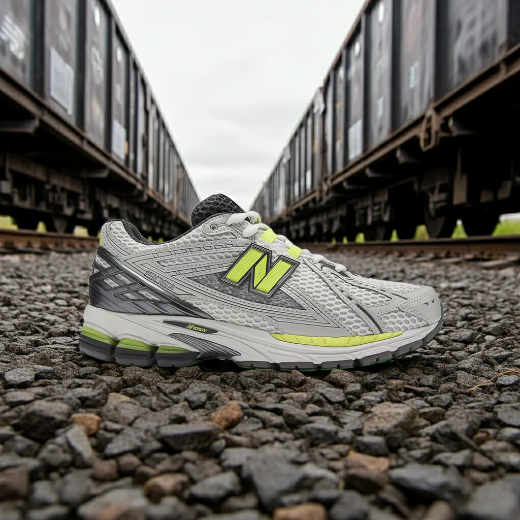 New Balance 1906R (Light Silver Metalic/Alkaline Green) - Image 5