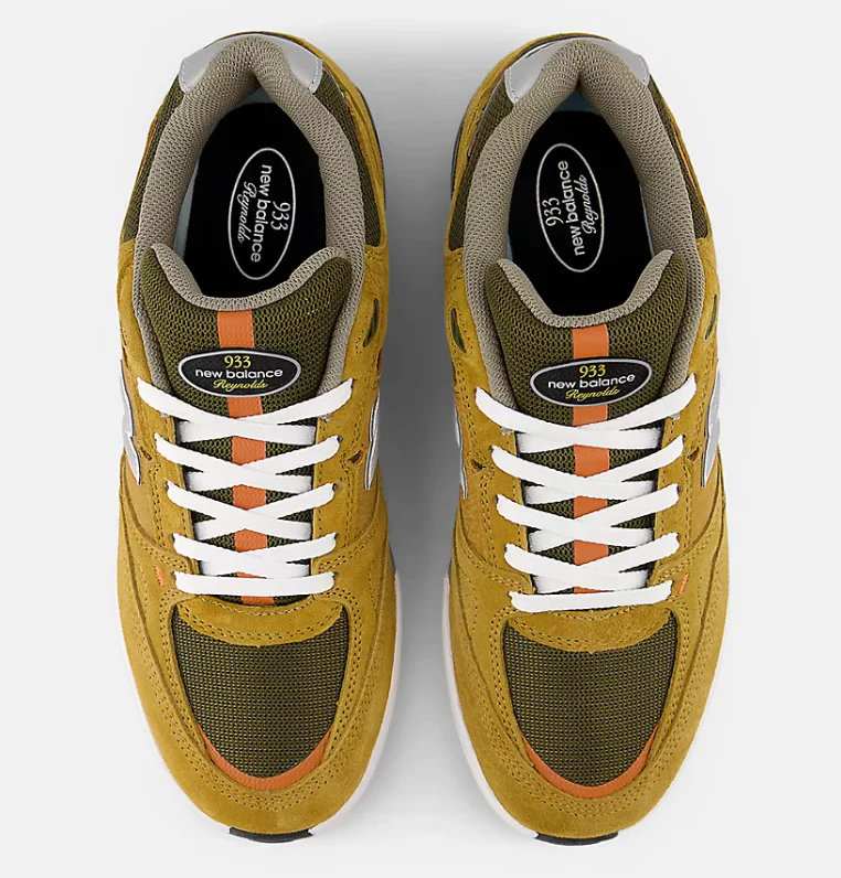 New Balance Andrew Reynolds 933 (Wheat/Silver/Olive) - Image 6