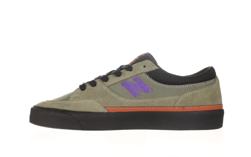 New Balance Franky Villani 417 Low (Dark Olive/Electric Indigo) - Image 2