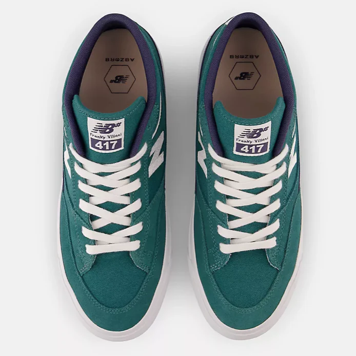 New Balance Numeric 417 Villani (Teal/White) - Image 4