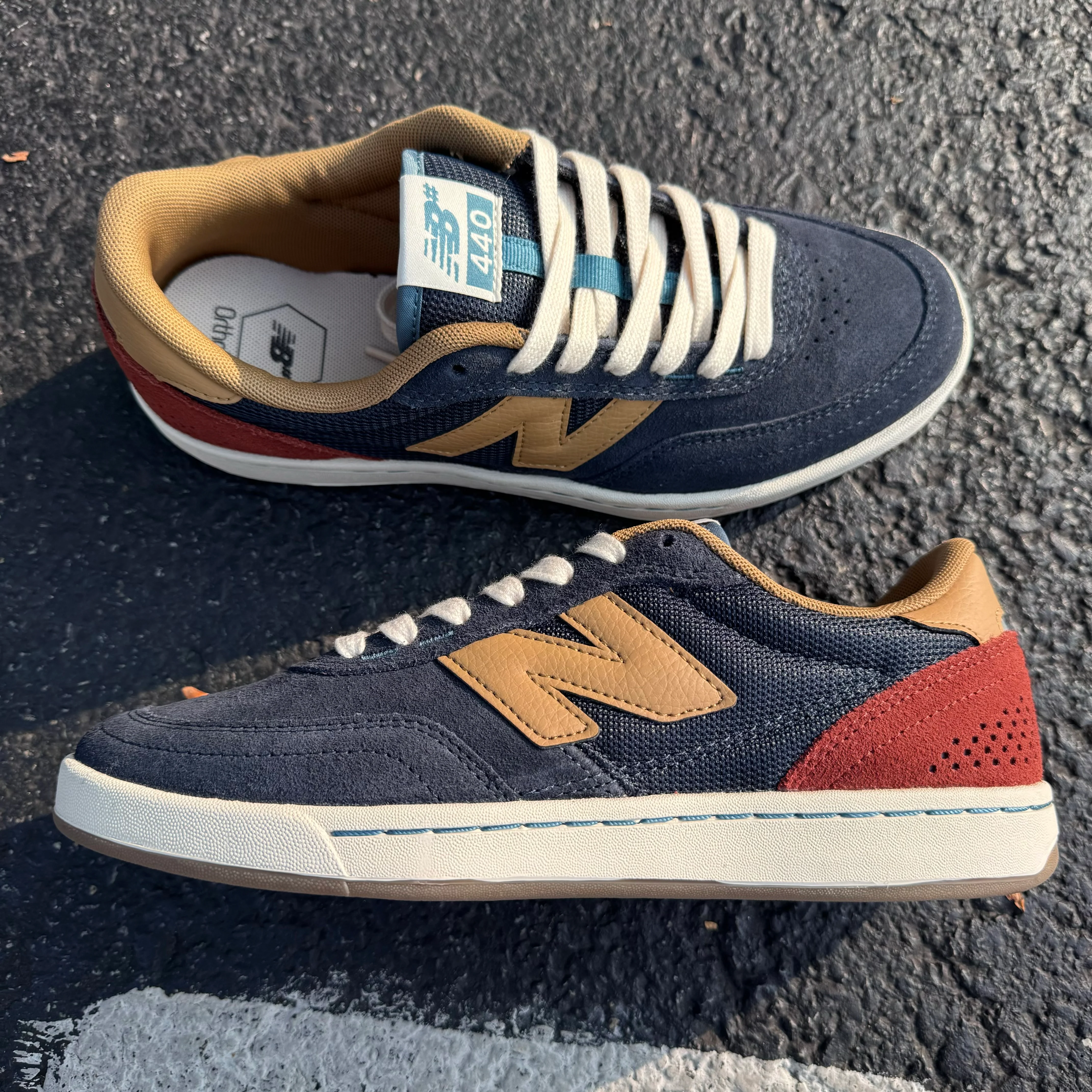 New Balance Numeric 440 (Beige/Blue) - Image 7