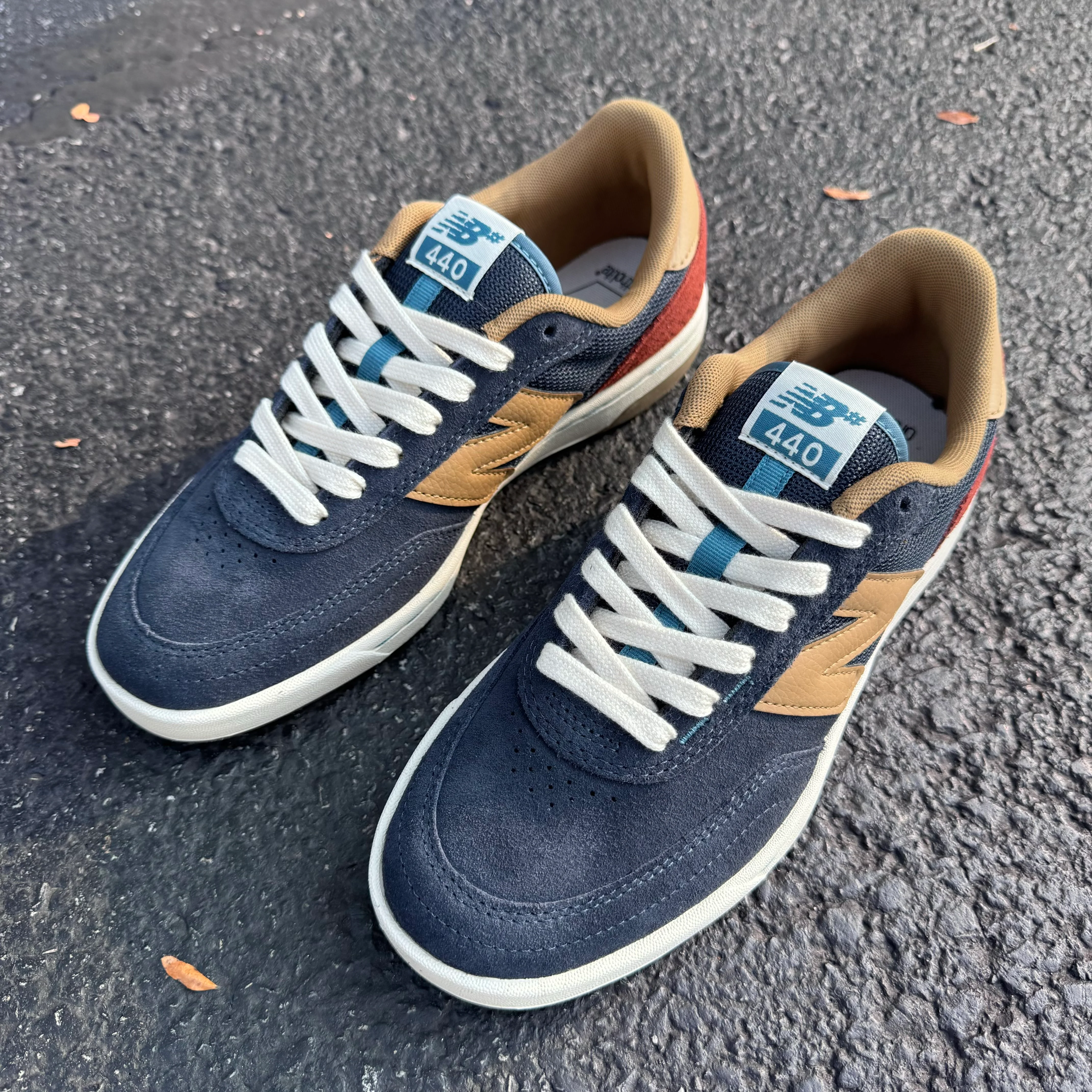 New Balance Numeric 440 (Beige/Blue) - Image 9