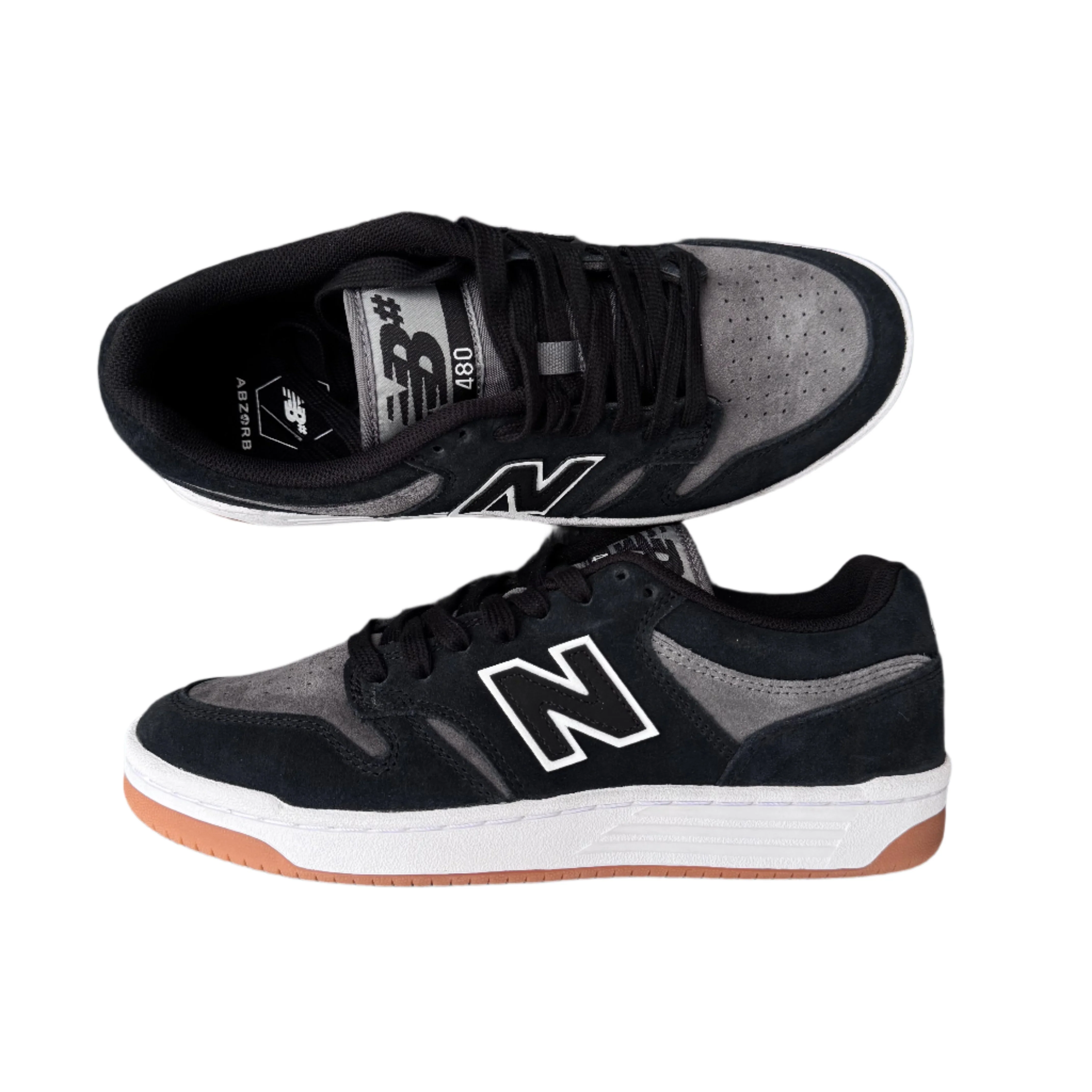 New Balance Numeric 480 (Black/Grey) - Image 3