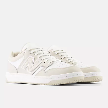New Balance Numeric 480 (White/ White) - Image 3