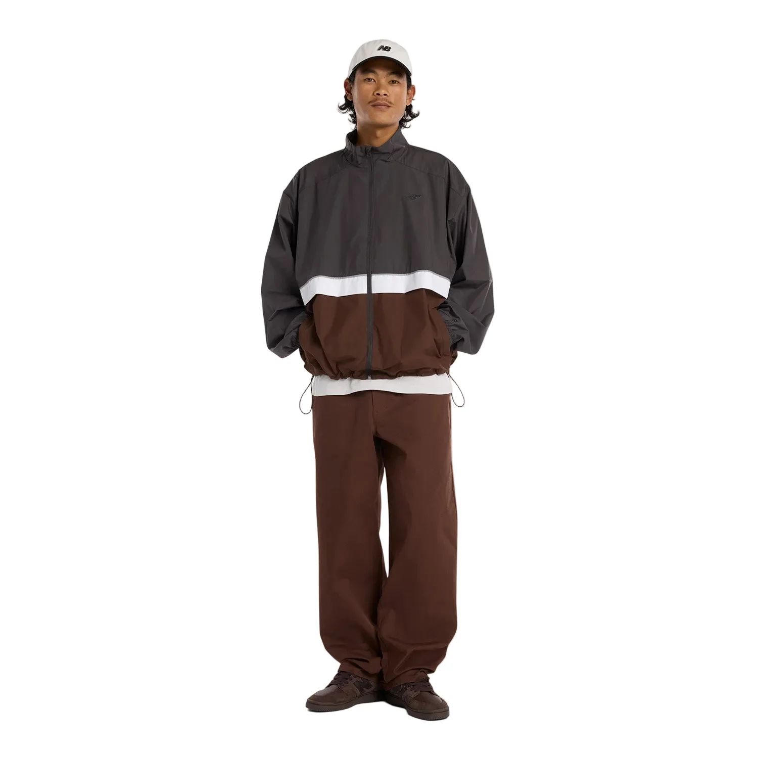 New Balance Numeric Archive Jacket (Black/White/Brown)
