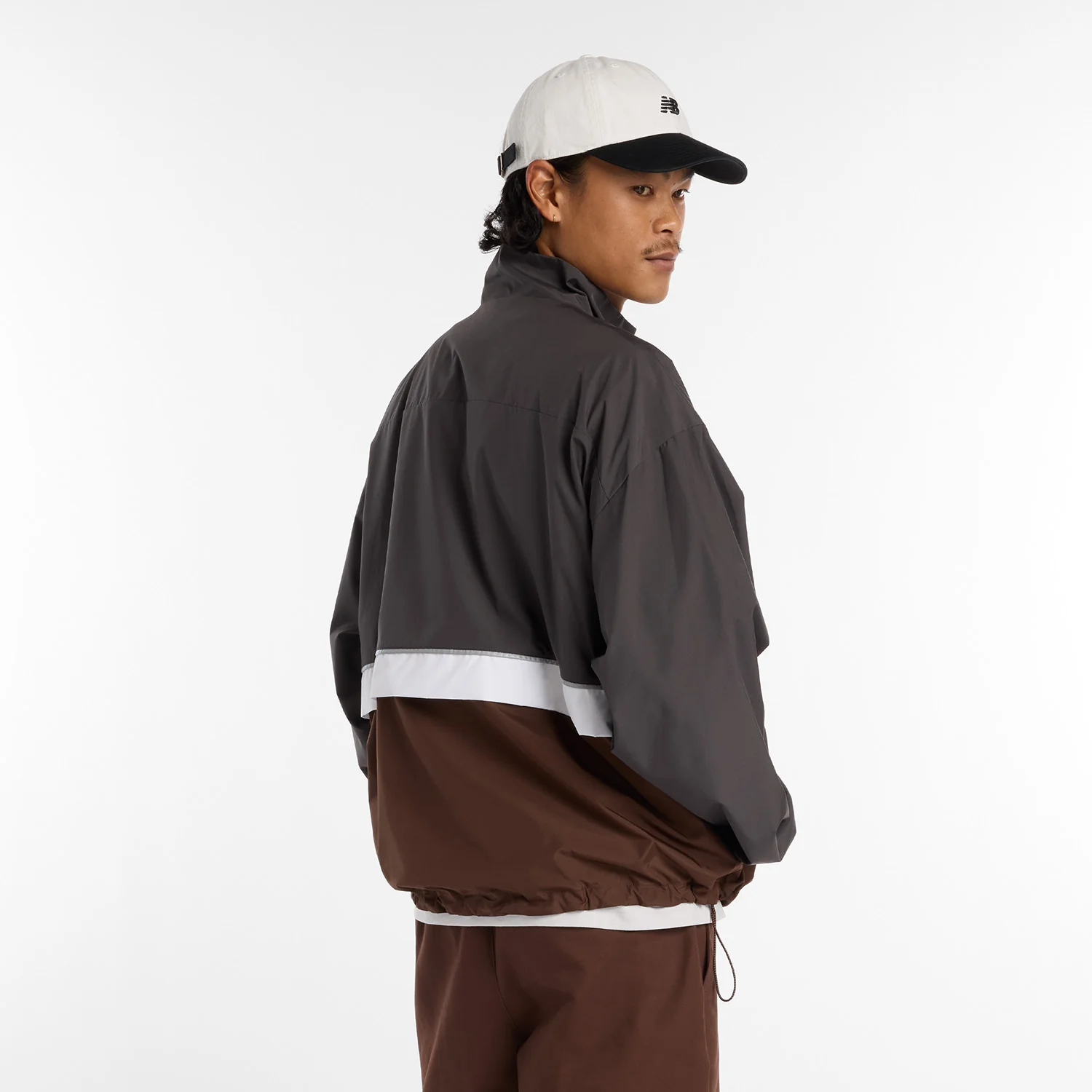 New Balance Numeric Archive Jacket (Black/White/Brown) - Image 4