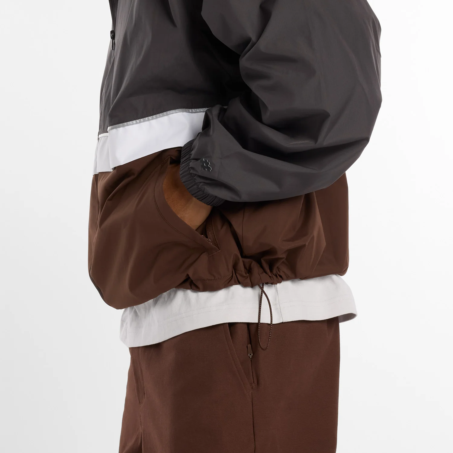 New Balance Numeric Archive Jacket (Black/White/Brown) - Image 6