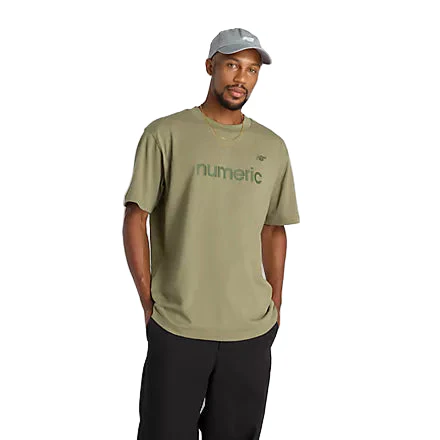 New Balance Numeric Cotton Tee (Dark Olive)