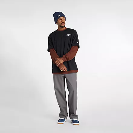 New Balance Numeric Small Logo Tee (Black) - Image 2