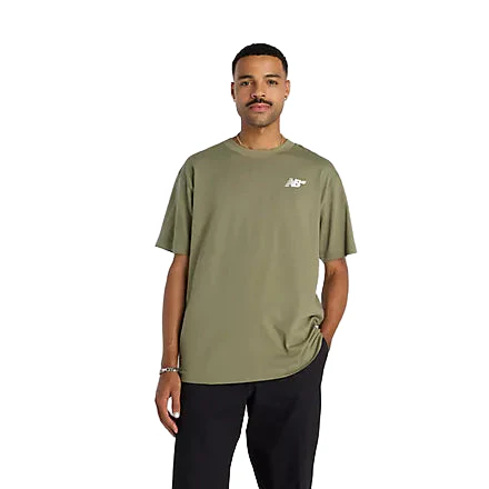 New Balance Numeric Small Logo Tee (Dark Olive)