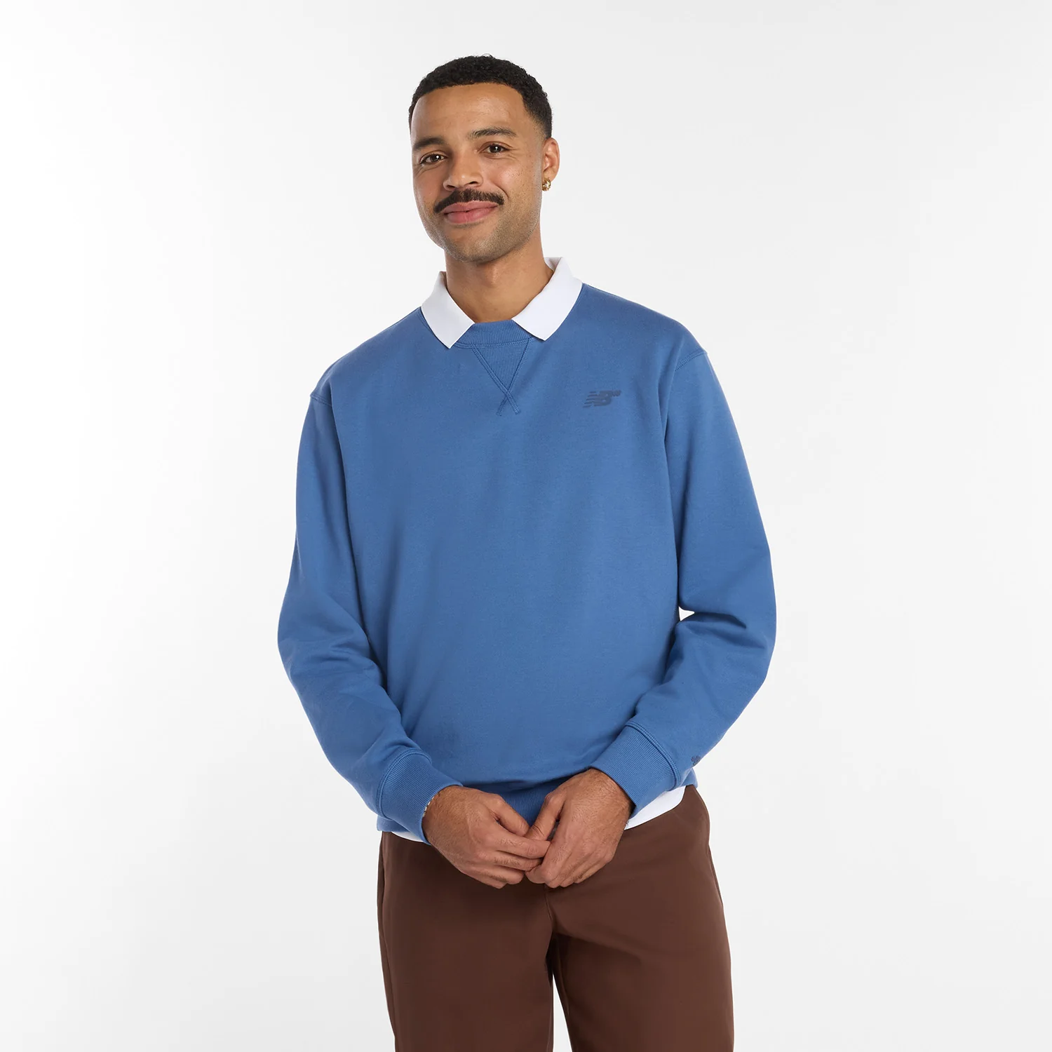 New Balance Numeric Team Crew Sweater (Blue) - Image 3