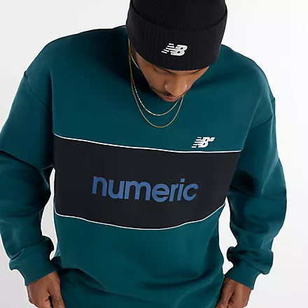 New Balance Numeric Team Crew Sweater (Medusa Green) - Image 3